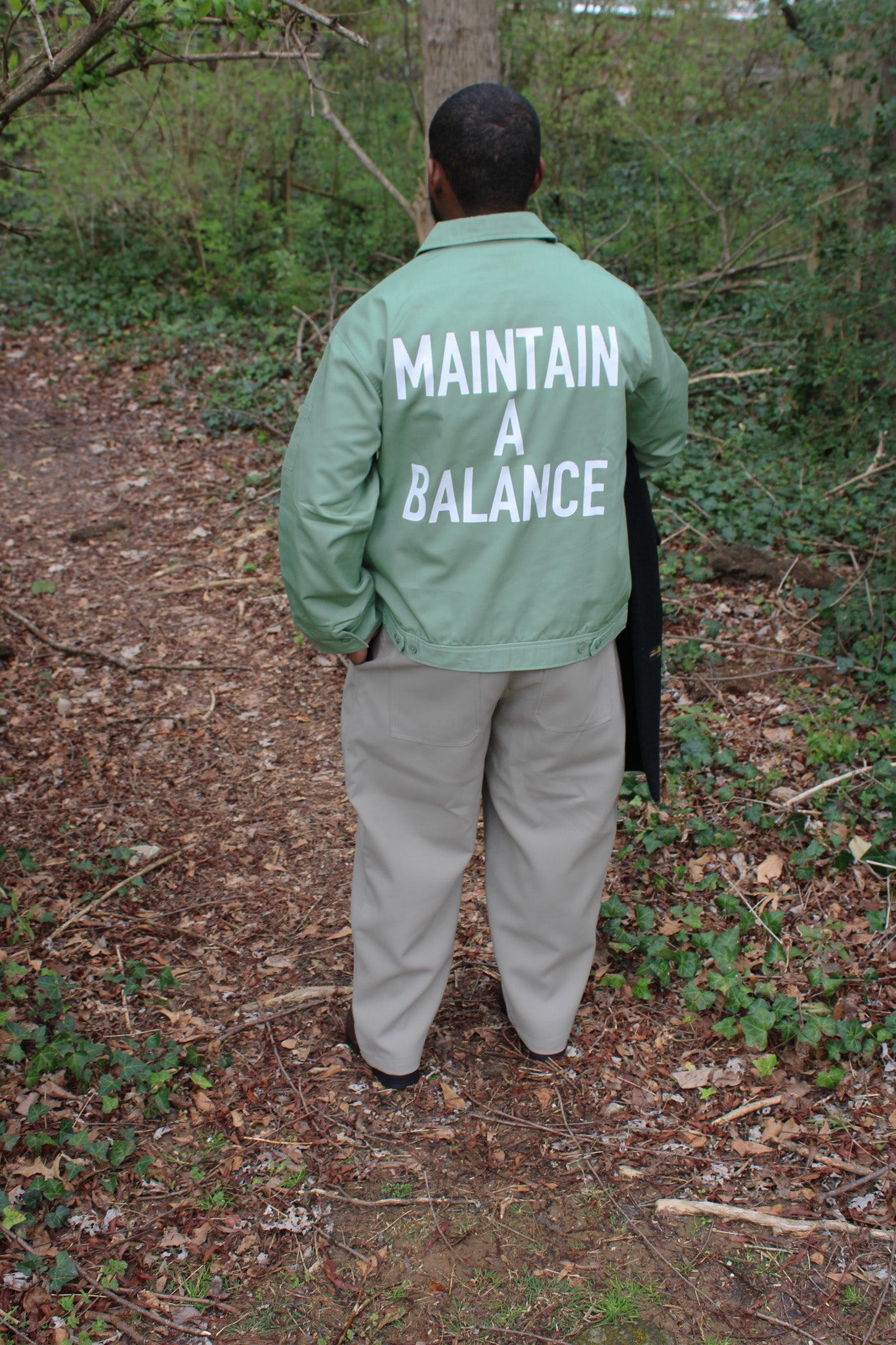 Starter Jacket  Sage Green