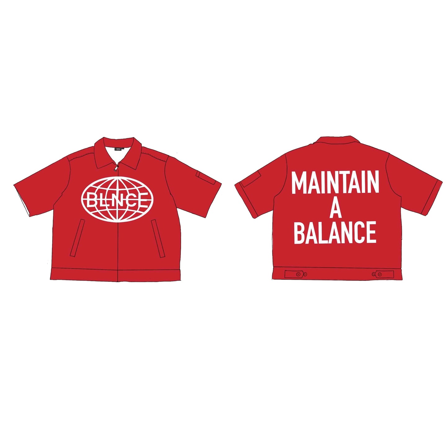 Red Starter Jacket (Short Sleeve)