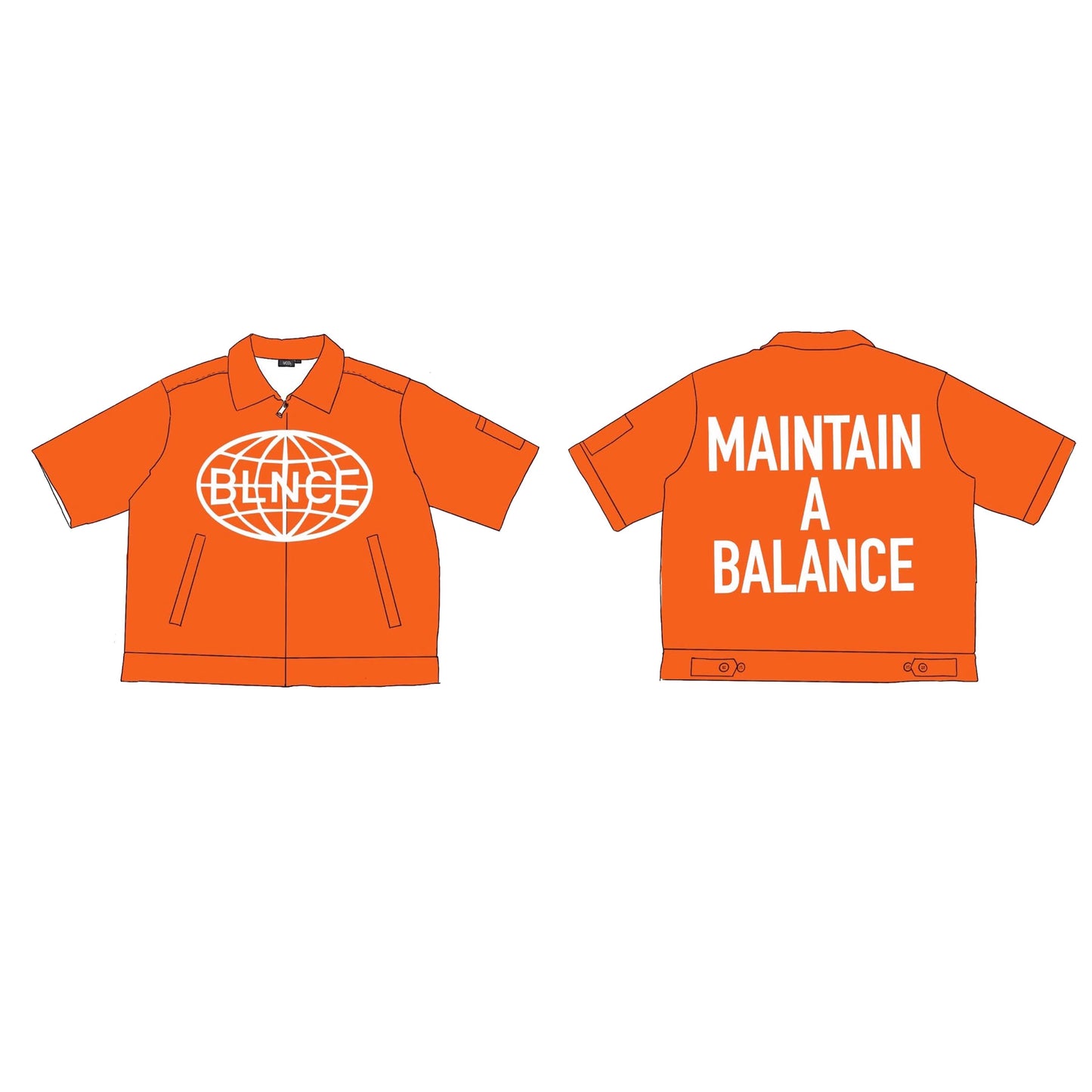 Orange Starter Jacket (Short Sleeve)