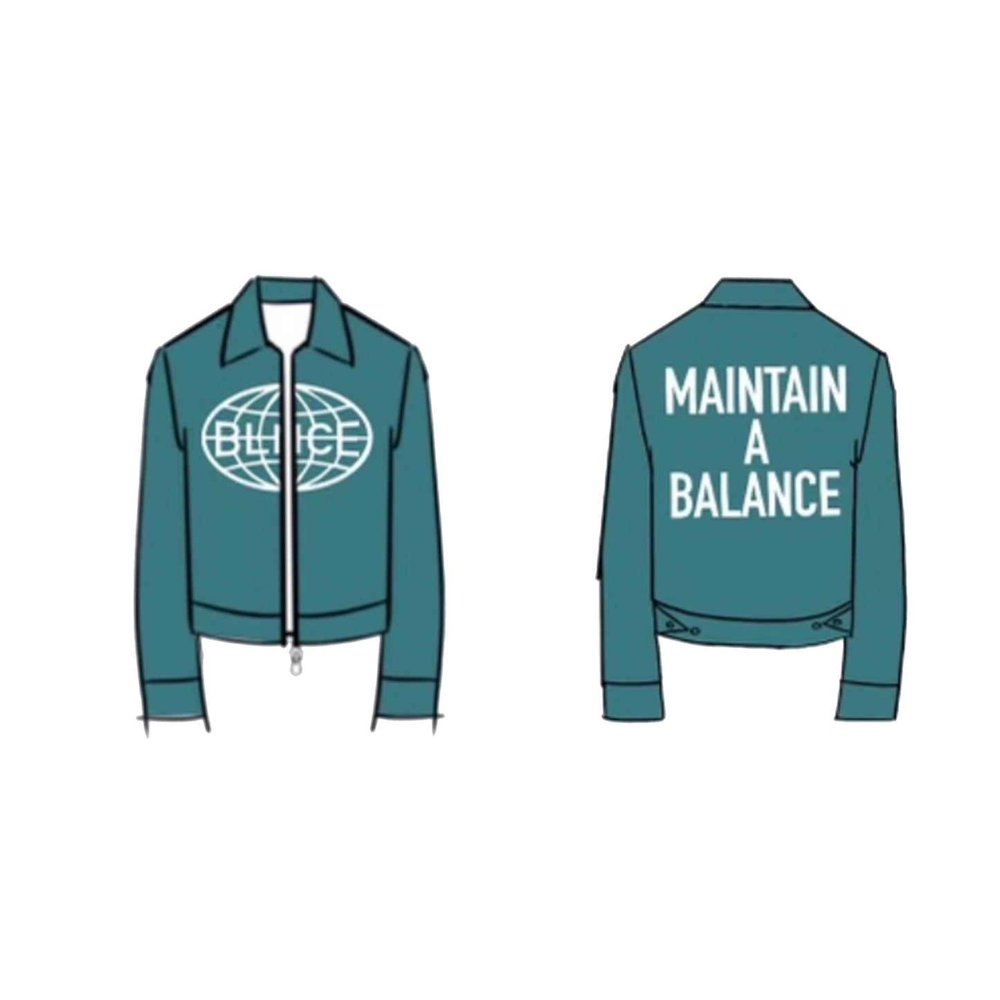 Starter Jacket Turquoise