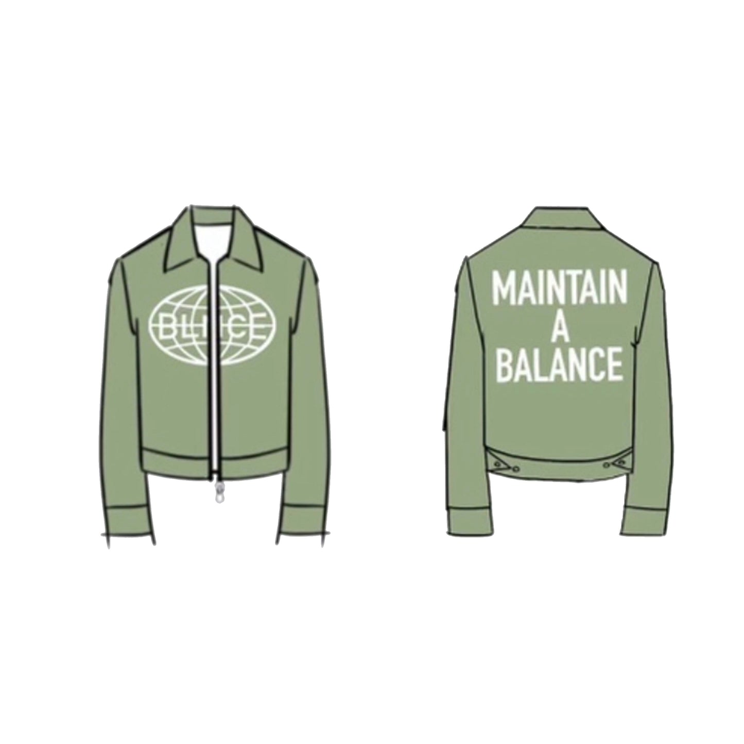 Starter Jacket  Sage Green